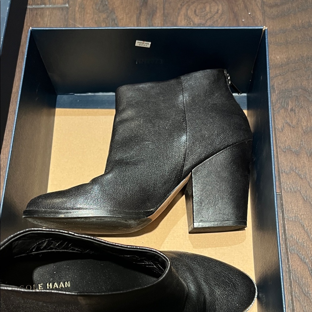 Cole Haan Women's Sleek Black Ankle Booties
